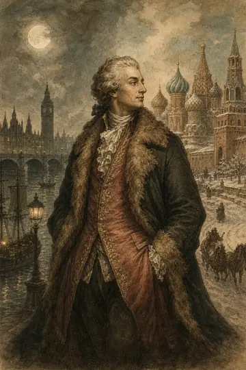 Cover of volume 5: In London and Moscow